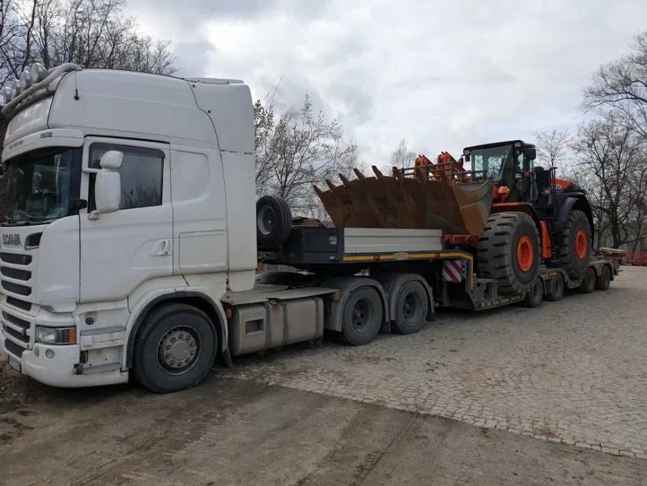 Transport Niskopodwoziowy kombajnów,harvester,forwarder,Koparek 30ton