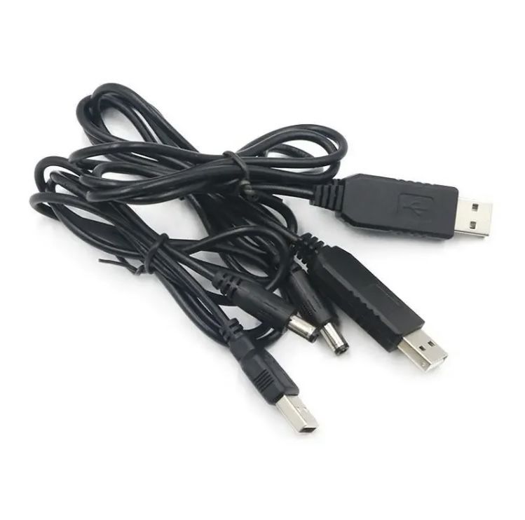 Кабель живлення для роутера з 5 на 12 В від павербанка USB-DC