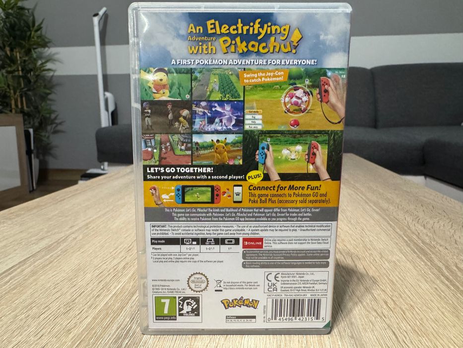 Pokemon Let's Go Pikachu! | Pikachu | Nintendo Switch | Pudełko | NS