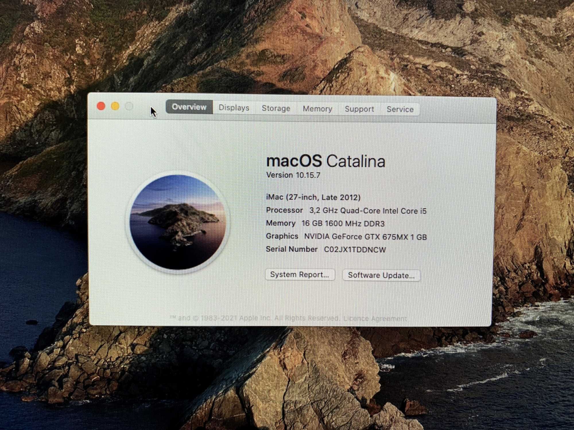 iMAC 27 late 2012