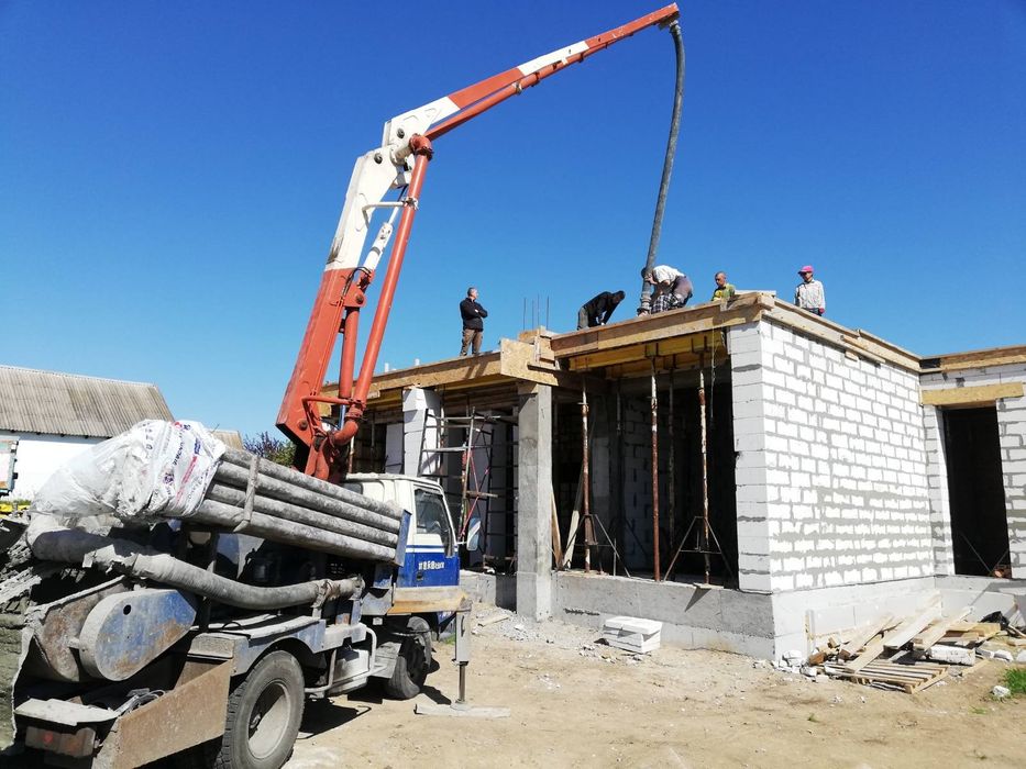 Послуги автобетононасоса, бетононасоса