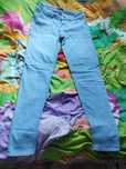 Jeansowe niebieskie rurki L/40