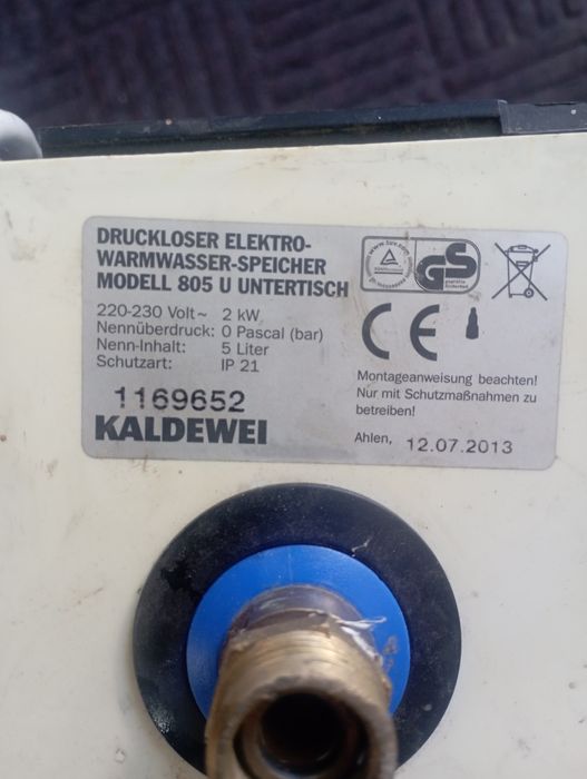 Нагрівач води міні бойлер