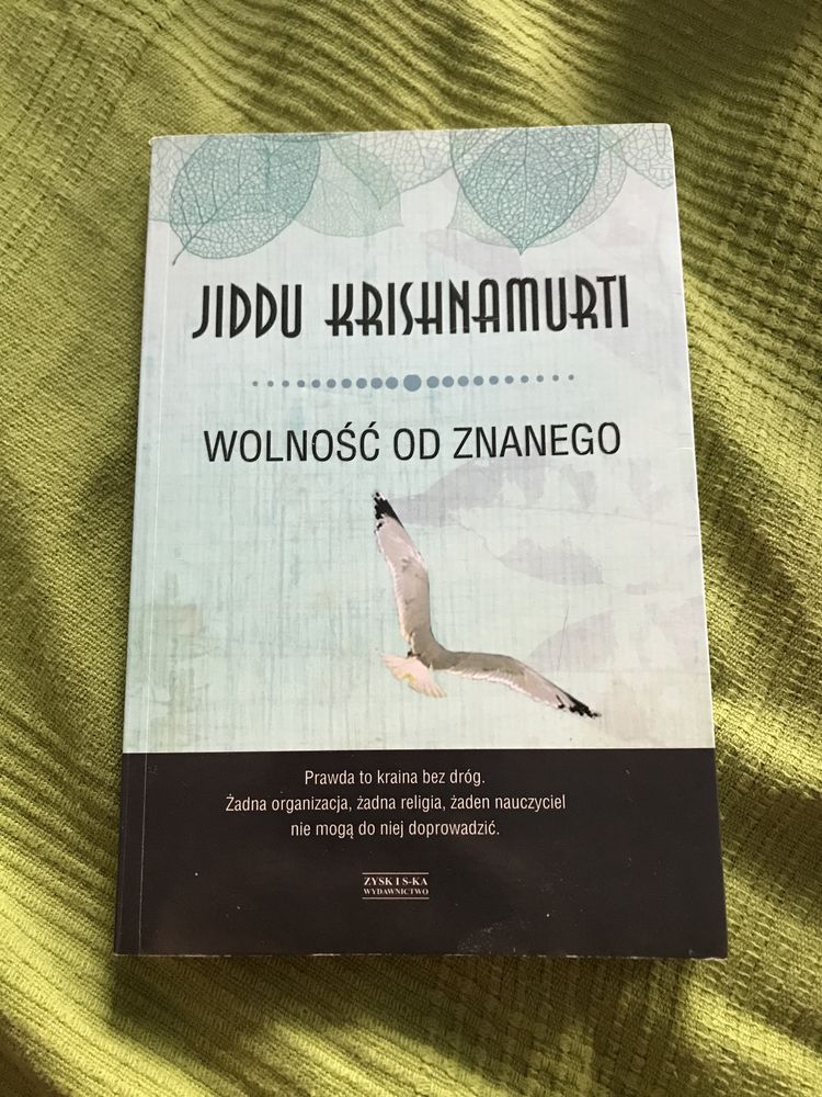 książka Wolność od znanego Jiduu Krishnamurti