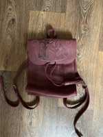 Рюкзак кожаный портфель сумка