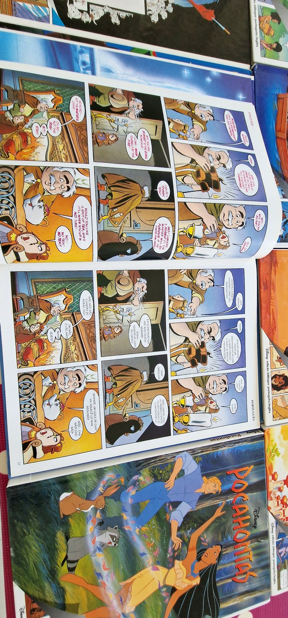 Coleção completa Disney Banda desenhada bilingue PT/ENG