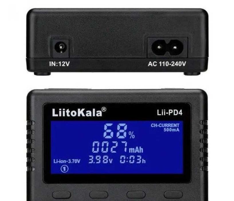 Автоматичний зарядний пристрій LiitoKala Lii-PD4 LED 4 канали