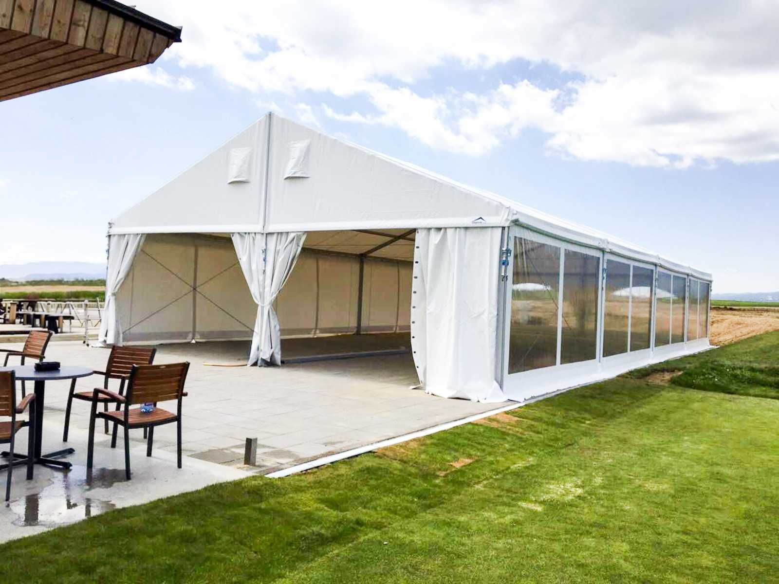Hala namiotowa z PCV od Protan Elmark. 15m x 15m x 4m