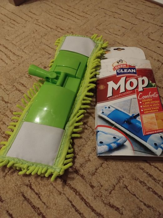 Płaski mop z mikrofibry + nakładka