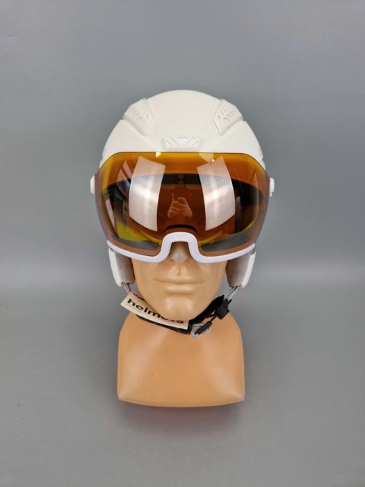 Kask Narciarski UVEX HLMT 600 Visor roz S 52-55cm kat S2