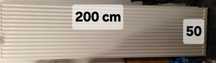 Grzejnik 200 cm / 50 cm.