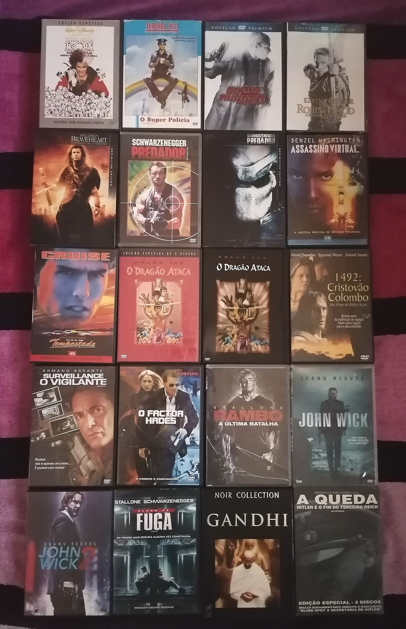 Lote 209 DVD's originais / clássicos / ação / comédia (LOTE 46)