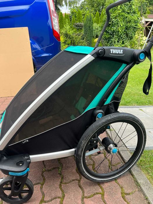 Przyczepka rowerowa dwuosobowa Thule Chariot Lite 2 (możliwa wysyłka)