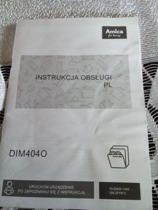 Instrukcja obsługi Amica zmywarka DIM404O