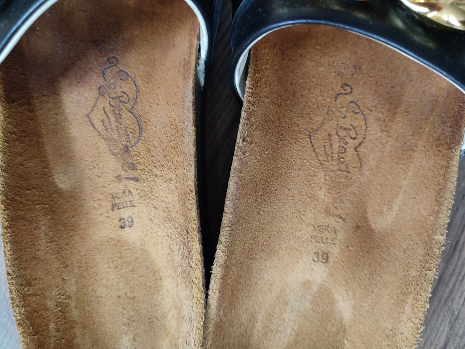 Шльопанці натуральна шкіра Італія типу біркенштоки