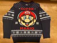Sweterek świąteczny Super Mario - rozm 98/104