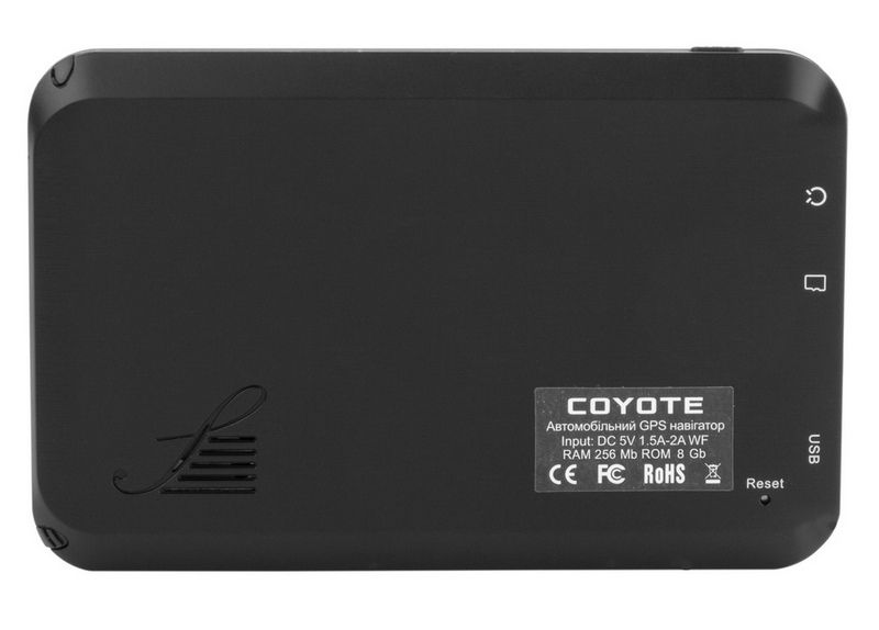 GPS навигатор COYOTE 556 MATE PRO 5' RAM 256 mb ROM 8Gb с картами 2023