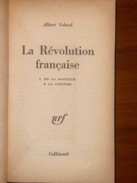 Livros Antigos – A Revolução Francesa
