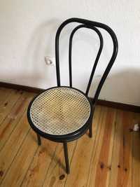 Cadeira efeito de vime/palhinha/rattan para restauro