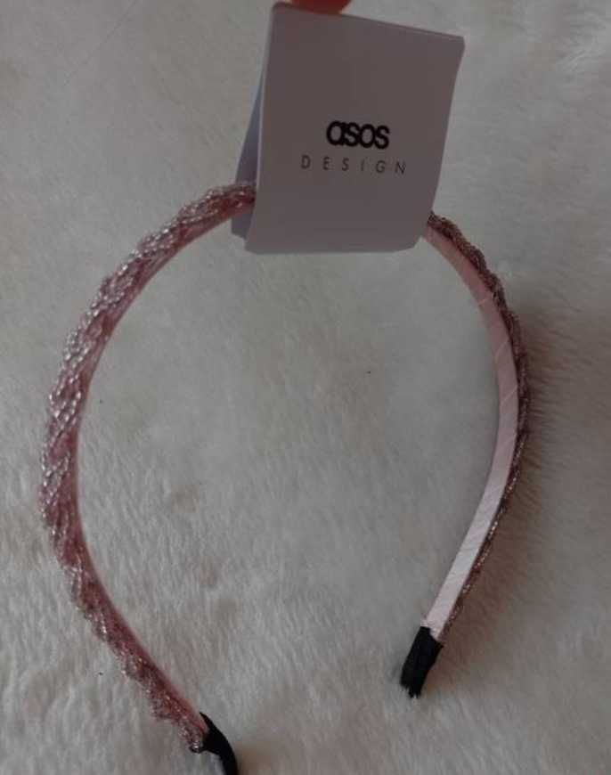 ASOS/ Bogato zdobiona opaska na głowę z Londynu, NOWA