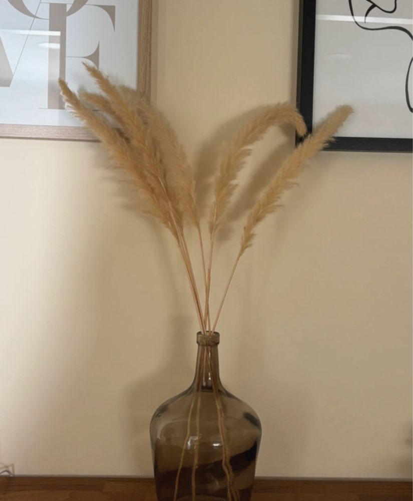 Jarra com pampas