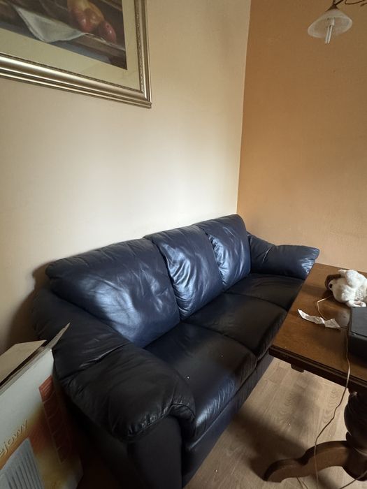 Komplet wypoczynkowy: sofa 2-osobowa + fotel