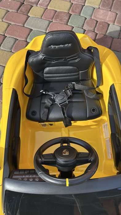 Дитячий електромобіль PORSCHE 718 Spyder RS Електрокар Авто для дитини