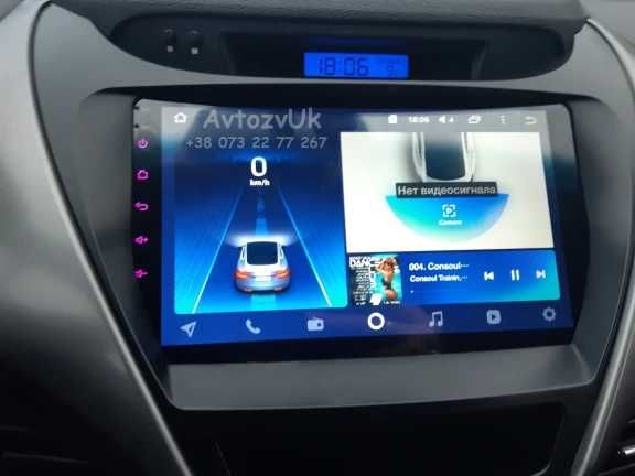 Магнитола ELANTRA Hyundai AVANTE GPS TV 2 дин Tesla CarPlay Android 13