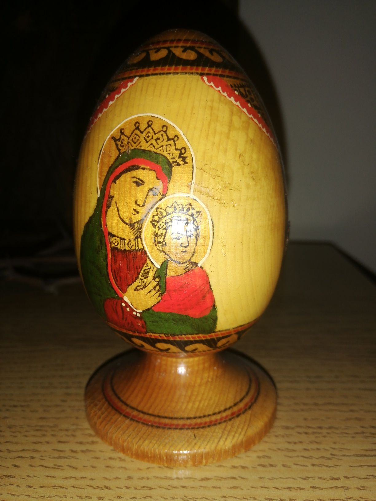 Ikona jajko pisanka ręcznie malowana