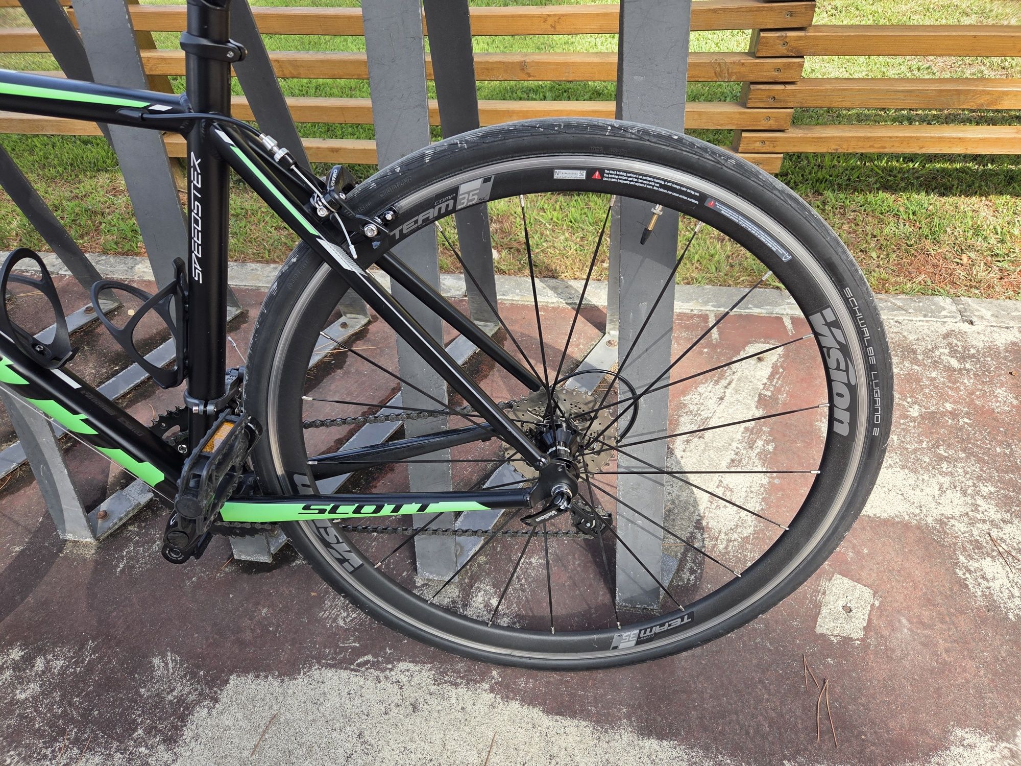 Scott speedster XS (49") com rodas Vision team 35