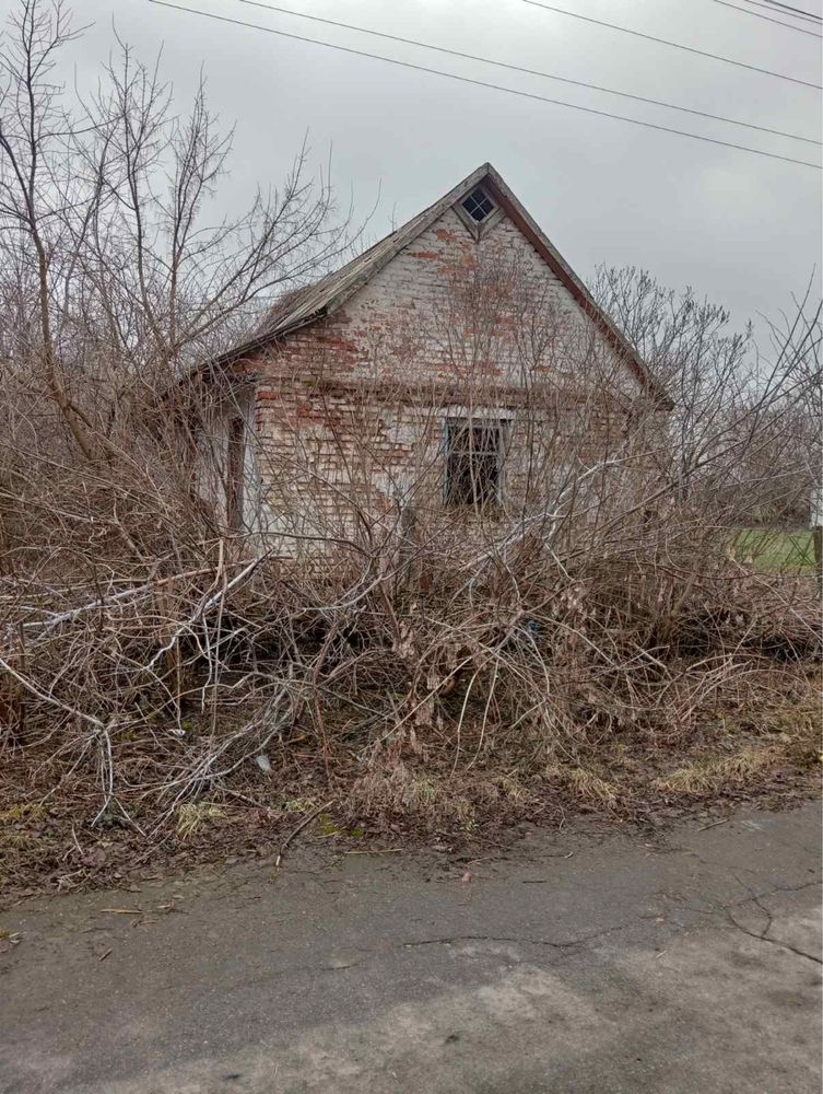 Продам старий будинок з рівною земельною ділянкою