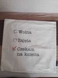 Poszewka na poduszkę "Czekam na księcia"