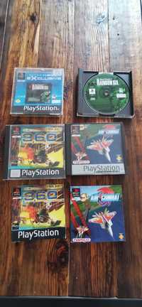 3 gry ps1 Play Station ,air combat,rainbow six,360 three sixty