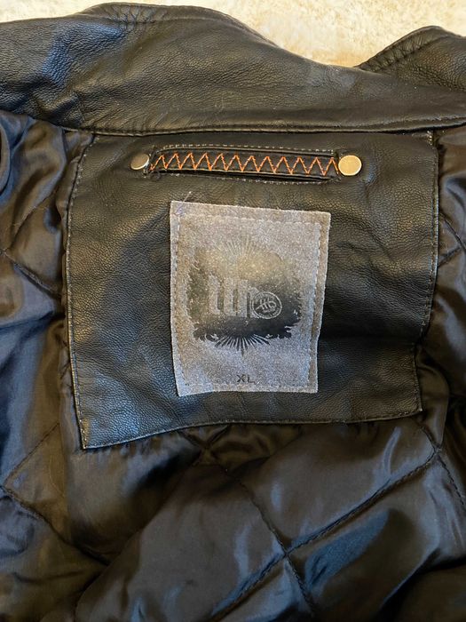 Nowa kurtka męska skórzana skajka czarna przejściowa 52/ XL na wiosnę