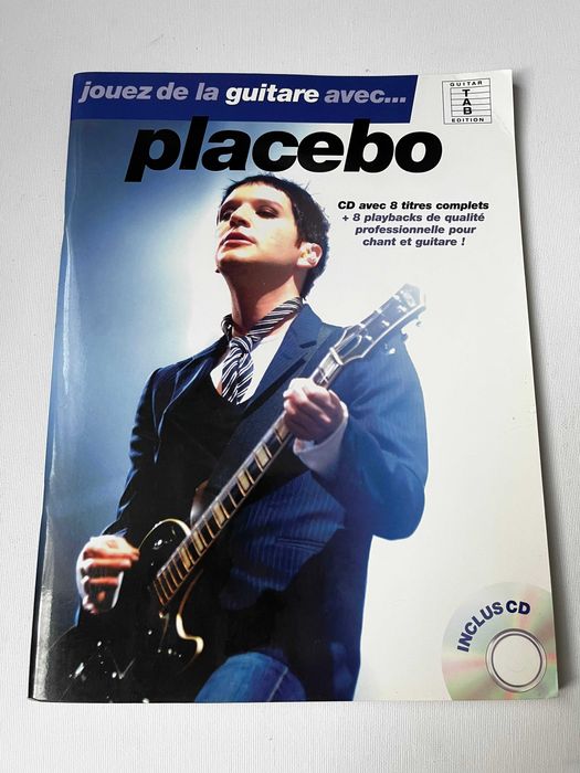 Placebo - songbook z tabami gitarowymi, stan bardzo dobry, z płytą CD