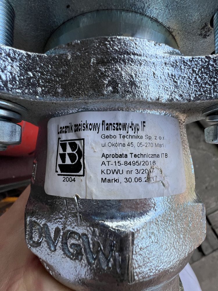 Łącznik zaciskowy flanszowy Gebo Special IF 2 1/2" GW do rur stalowych
