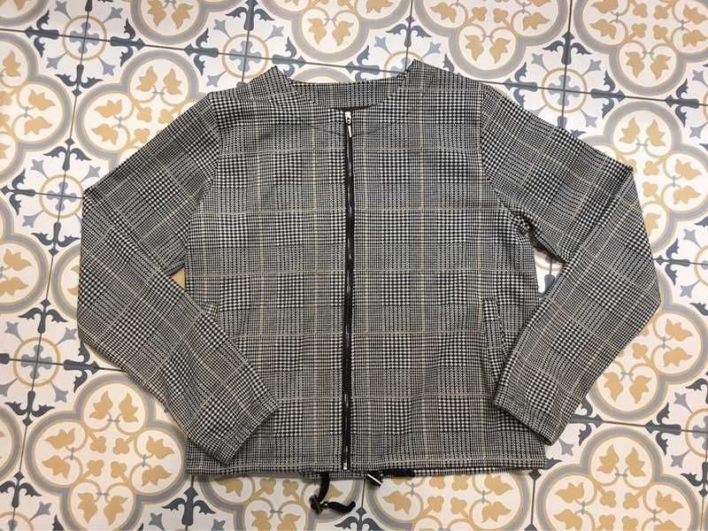 Marynarka w kratę/we wzory w stylu sportowym, żakiet damski