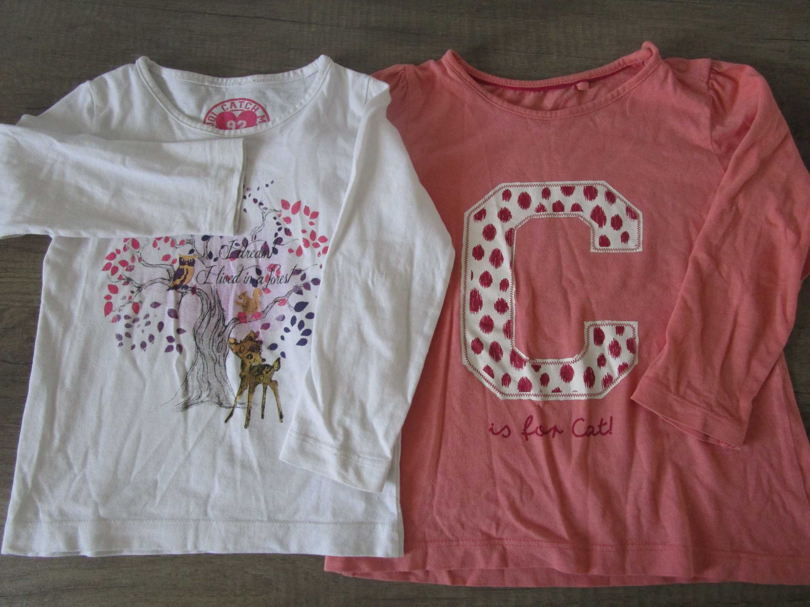 Zestaw 11 ubranek (bluz, bluzeczek) r. 86/92 (Lupilu, Zara, 5-10-15)