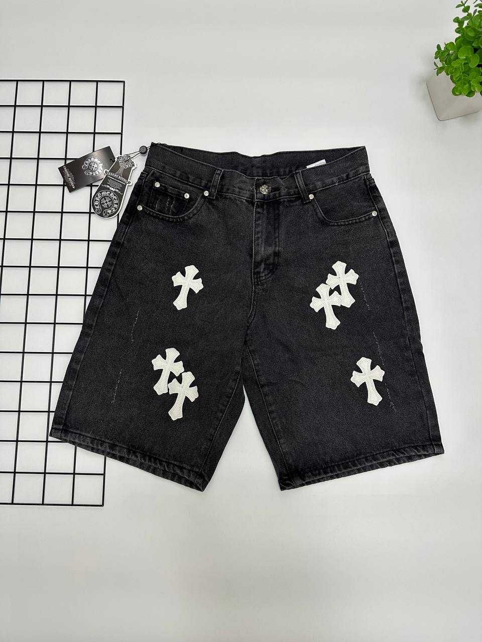 Шорти Chrome Hearts штани Хром Хартс, gallery dept, drip sk8 y2k black