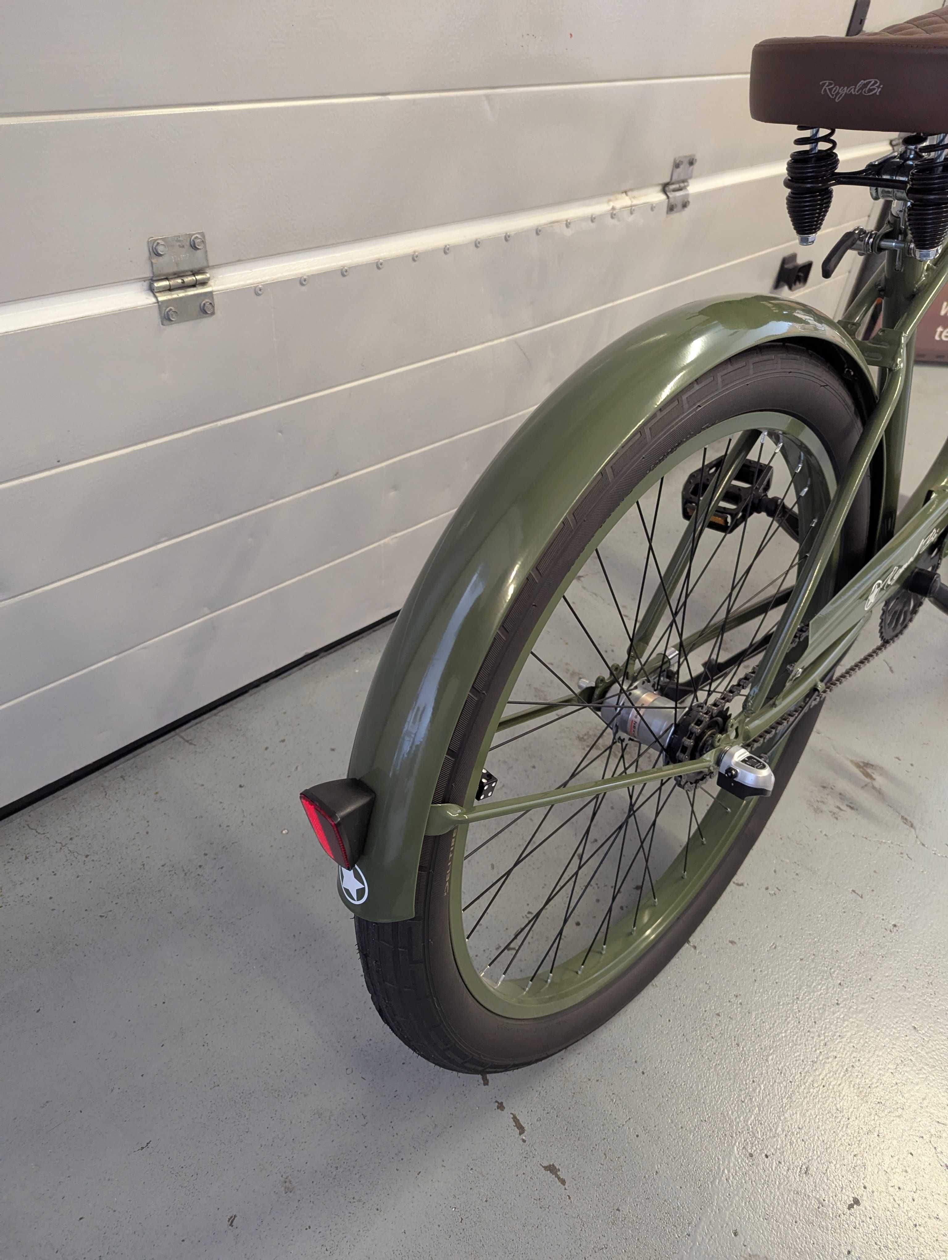 Rower Cruiser ARMY 26" militarny miejski męski OUTLET RoyalBi 3 biegi
