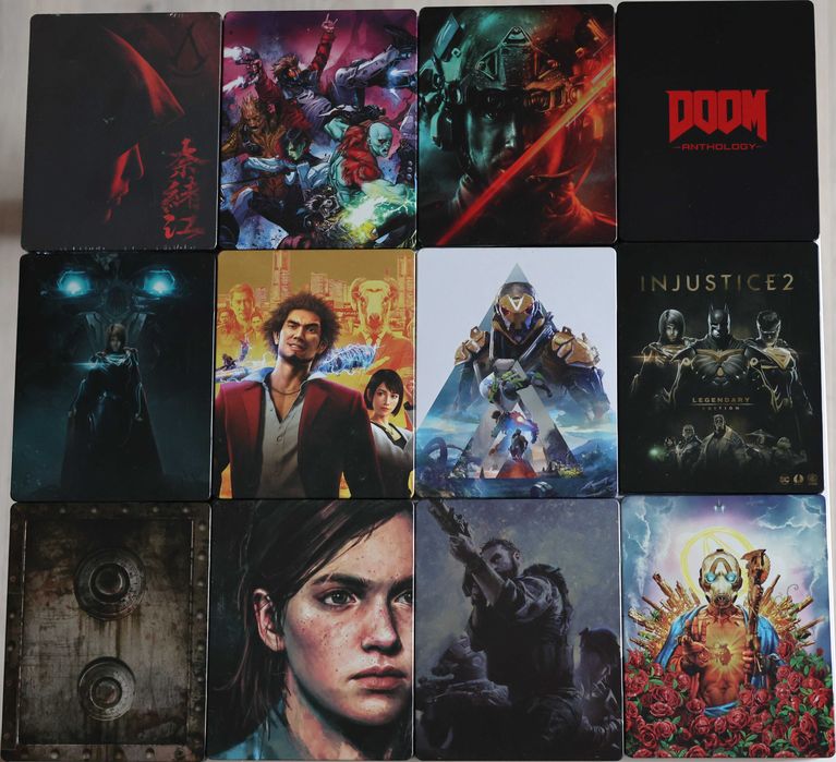 Steelbook (стілбуки) та диски PS4, PS3, Xbox One, Xbox 360