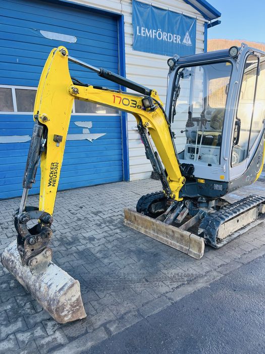 Wacker neuson 1703 RD 2011 minikoparka 1,7 tony koparka 4 łyżki