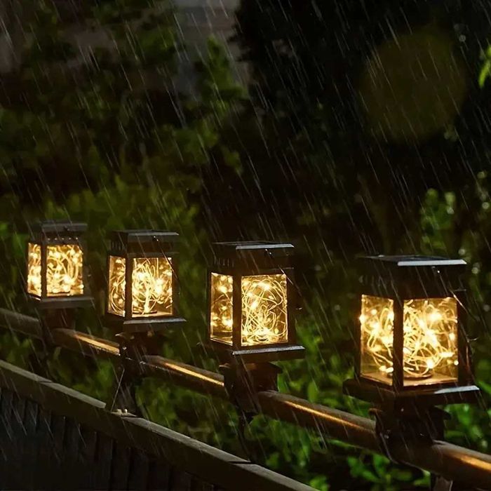 Вуличний світильник на сонячній батареї 12,5х9см, Теплий білий