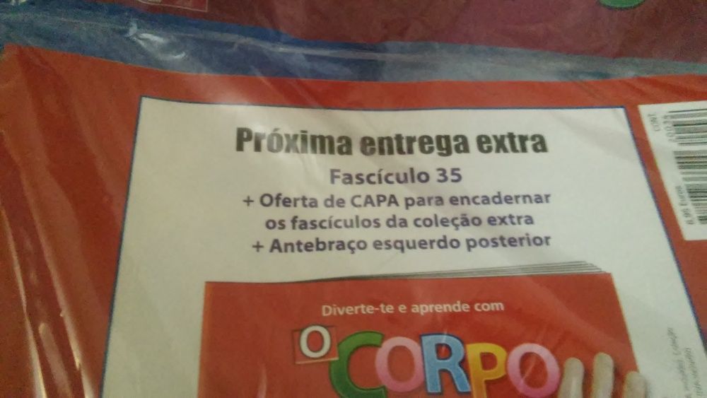 Esqueleto+fascículos como foi comprado, valor mais baixo que a compra