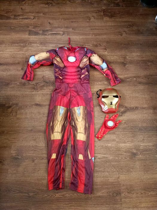 Strój karnawałowy iron man dla chłopca 110 cm długość