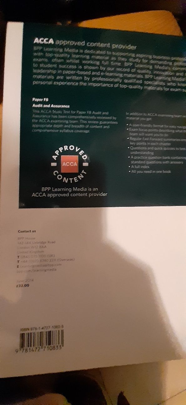 ACCA F8 Audit and Assurance