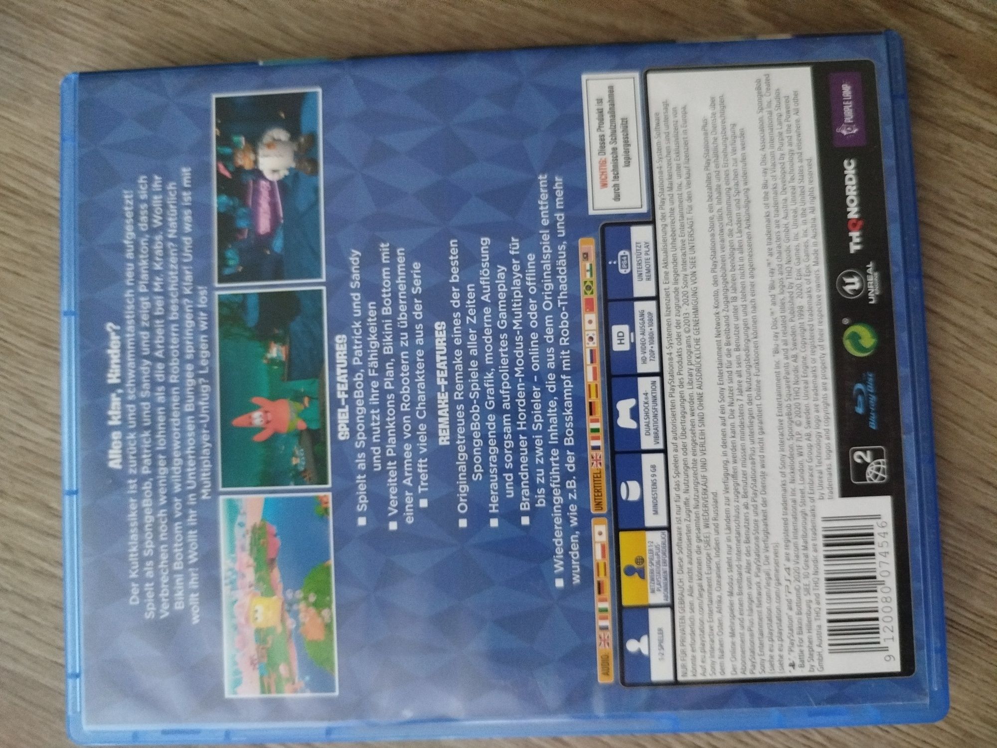 PS4 PS5 SpongeBob gra dzieci