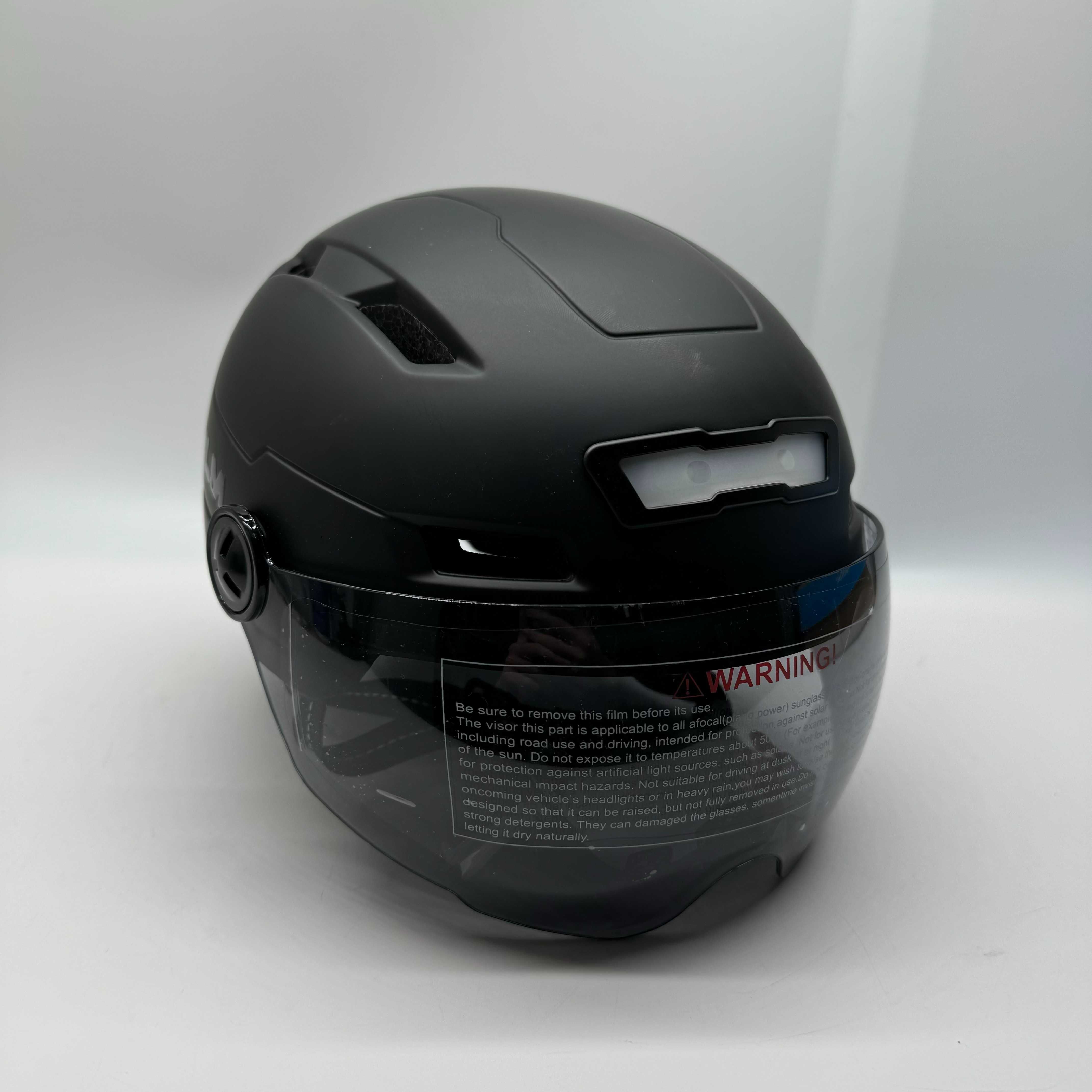 ILM Kask rowerowy dla dorosłych z ładowanym przez USB LED z  światłem