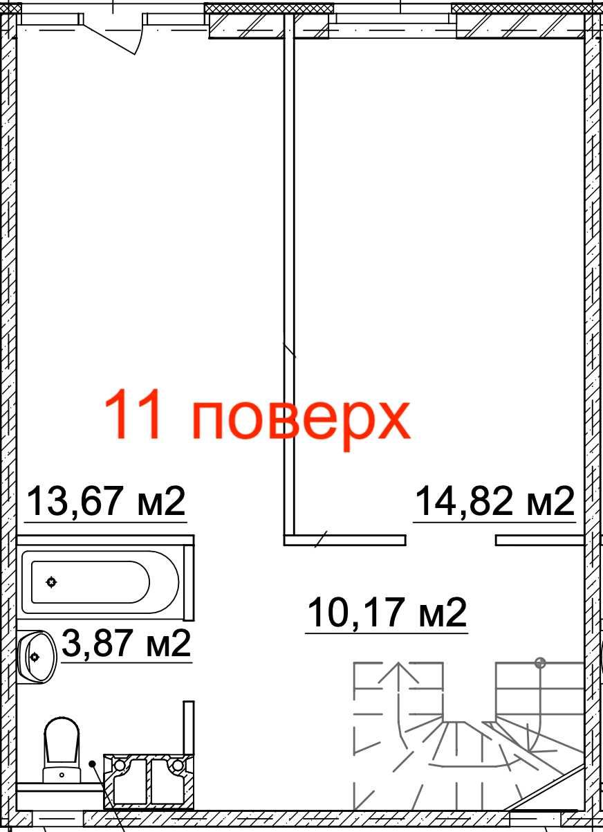 Продам 3-кімнатну 83м2, Крюківщина біля парку та ТРЦ Наше Небо / Новус
