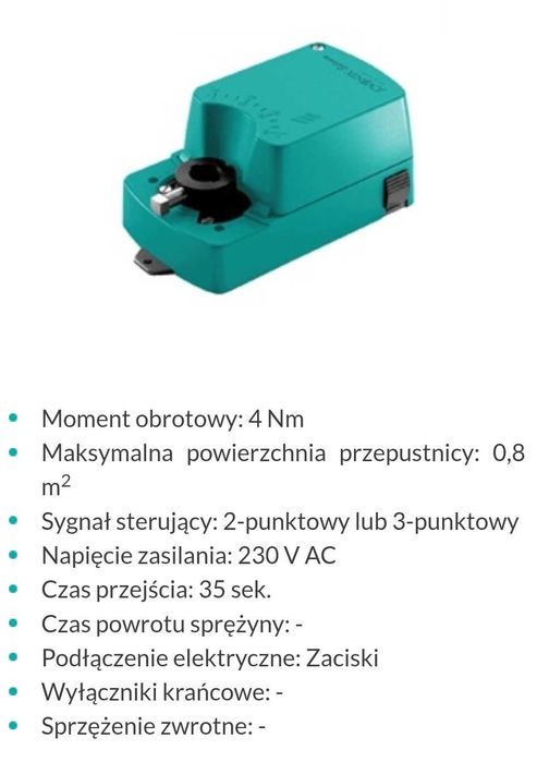 Siłownik obrotowy Joventa